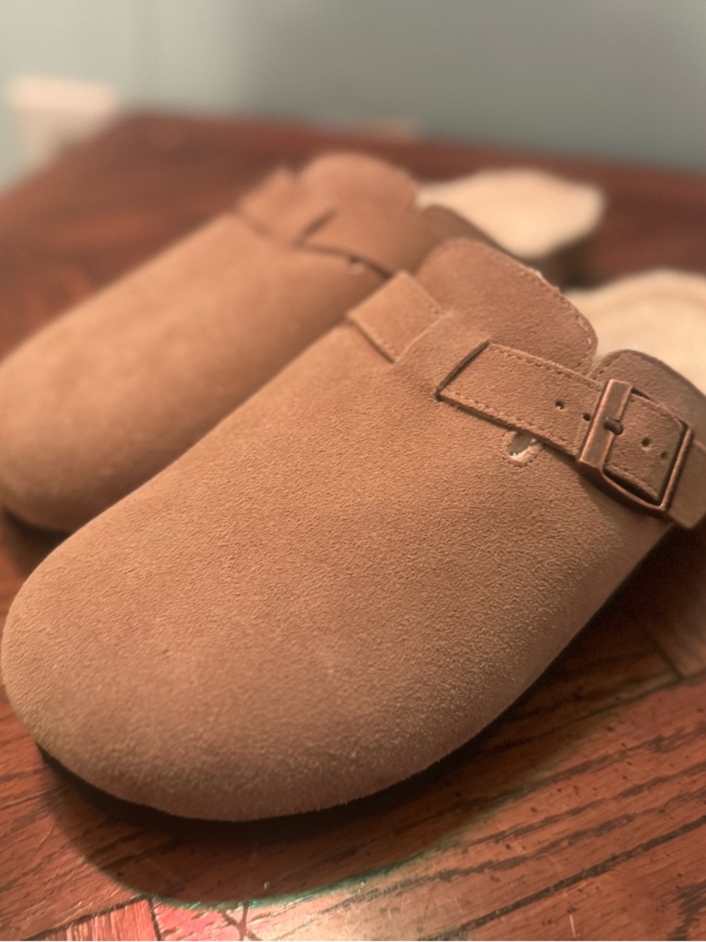 Suede Slip-On Clog